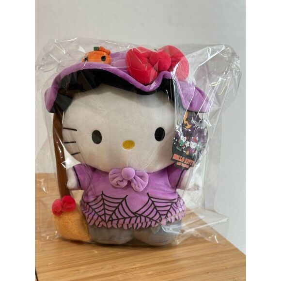 Kidrobot Sanrio Hello Kitty Witch Halloween 12" Plush - Picture 1 of 6